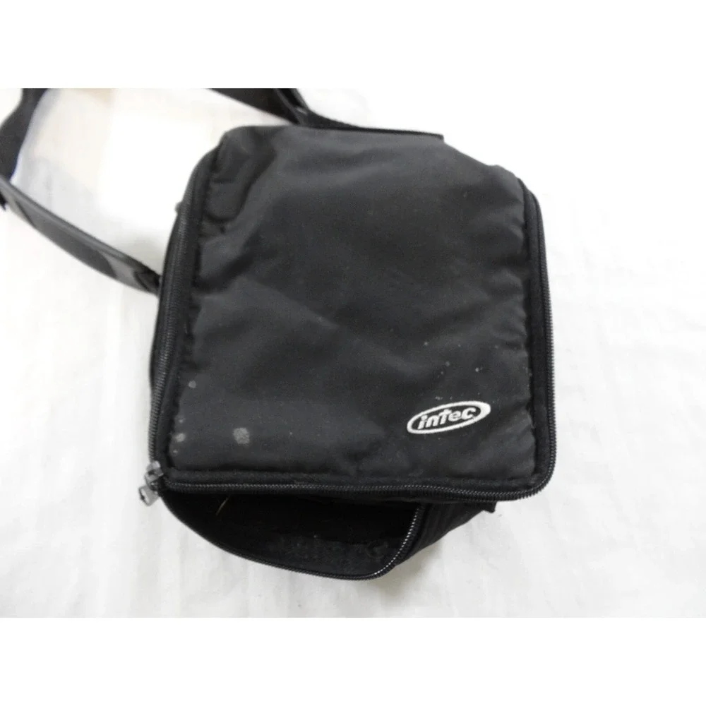 Intec Nintendo Game Boy Advance Black Carrying Case Travel Bag With Accessories‎